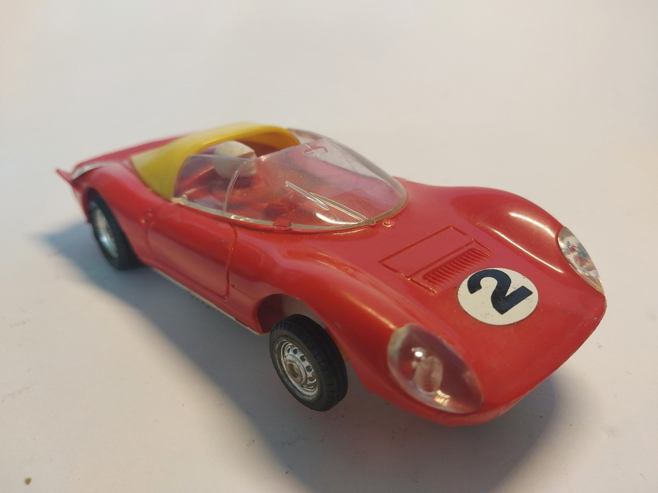 POLICAR A73 FERRARI DINO 206 SPORT FARI BIANCHI