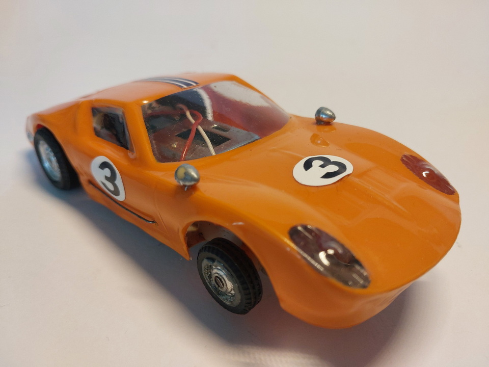 POLICAR A71 Lamborghini Miura ARANCIONE FUORISERIE ACETATO by TOPTOYS scala 1/32