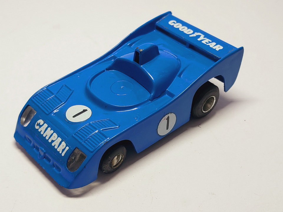 POLISTIL/DROMOCAR 772DN ALFA ROMEO 33TT12 BLU CON LUCI  SCALA 1/43