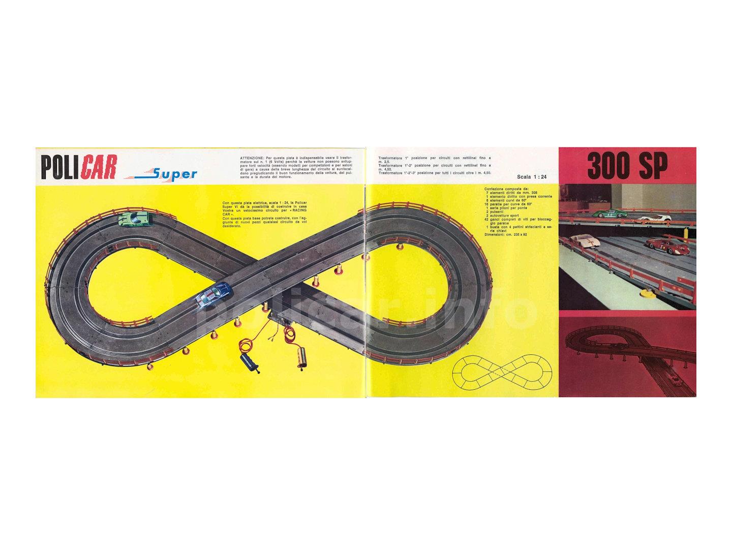 Pista Policar SUPER 1/24 a 8 (Policar SUPER - 300SP)