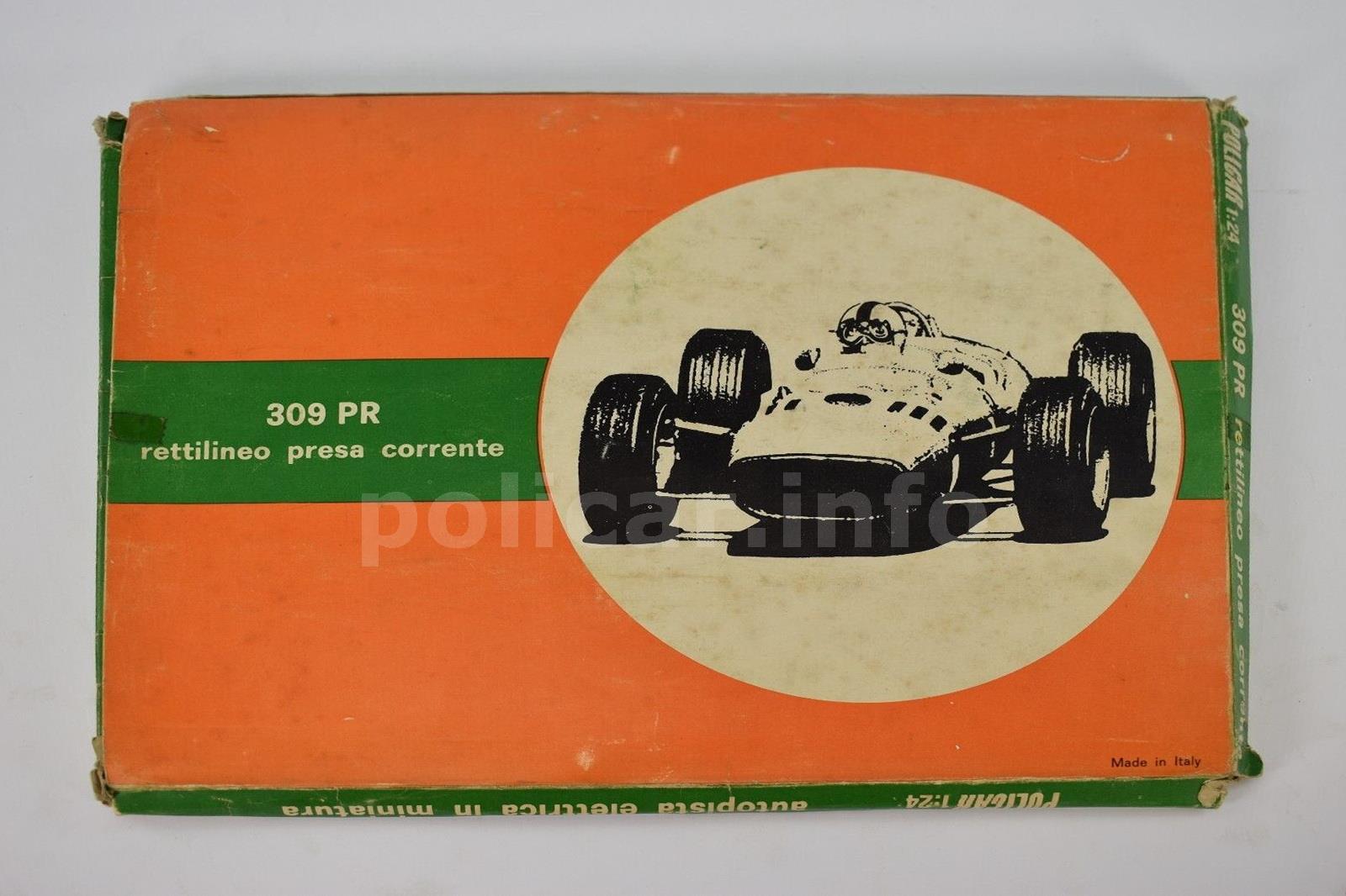 Rettilineo 308 mm presa corrente (Policar Racing - 309PR)