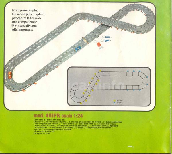 Pista Policar Racing 1/24 a 'otto allungato' (Policar Racing - 401PR)