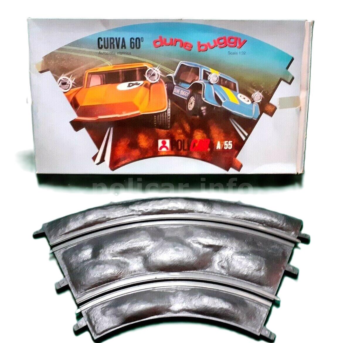 Curva 60° per pista Dune Buggy (Policar 1/32 - A55)