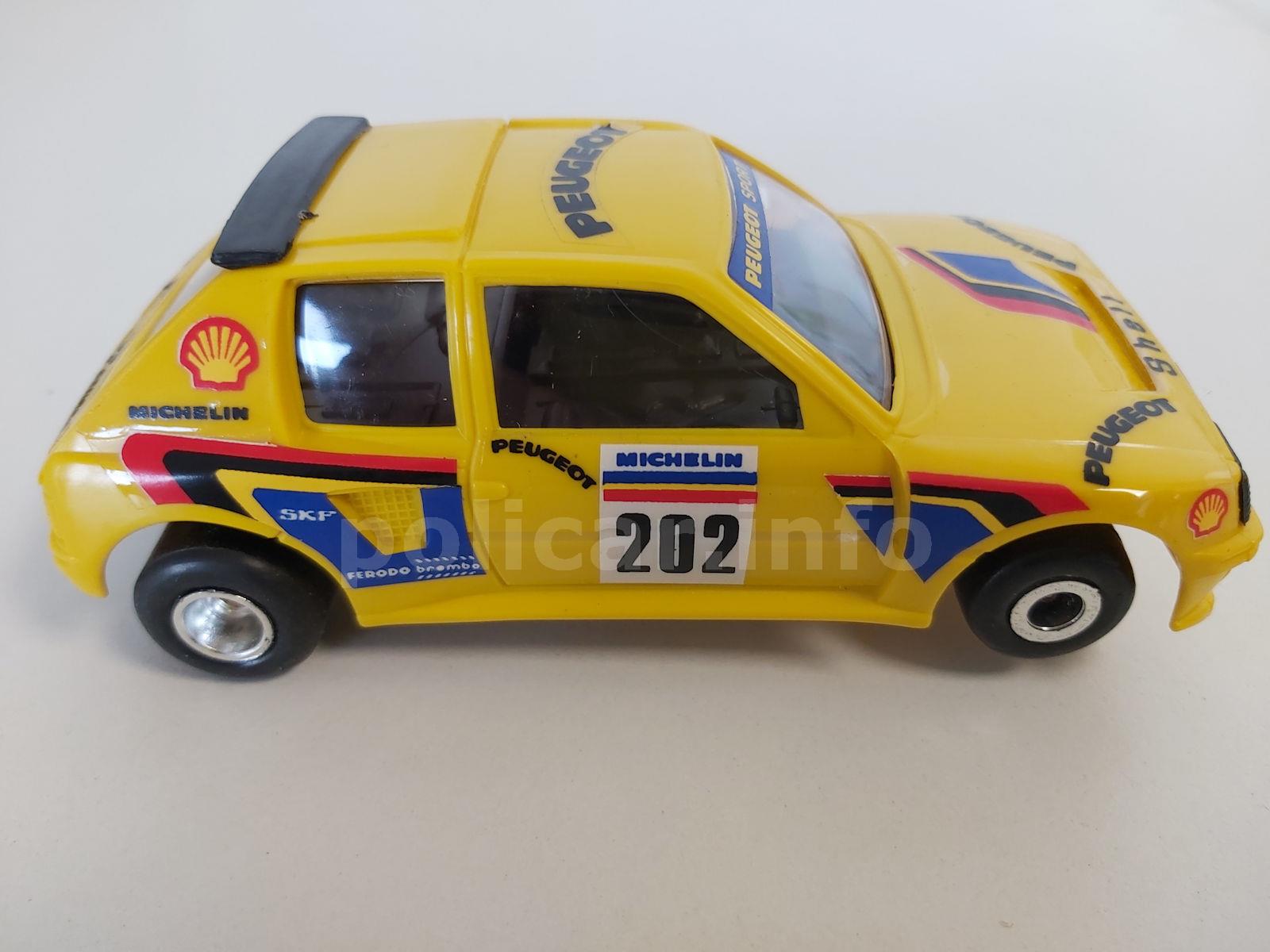 Peugeot 205 Rally gialla (Polistil F.1 Professional - 31107)
